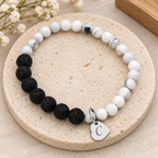 Personalized Lava Bead Bracelet