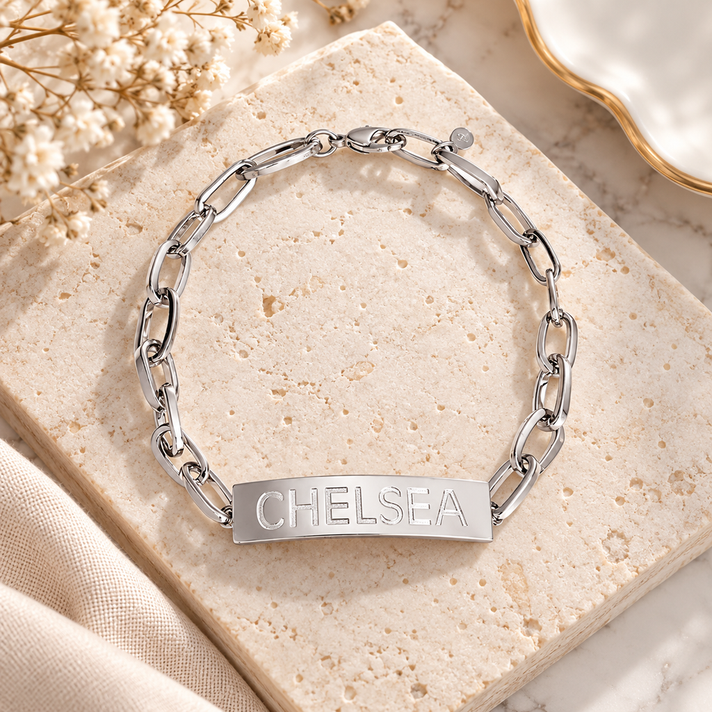 Personalized Nameplate Chain Bracelet