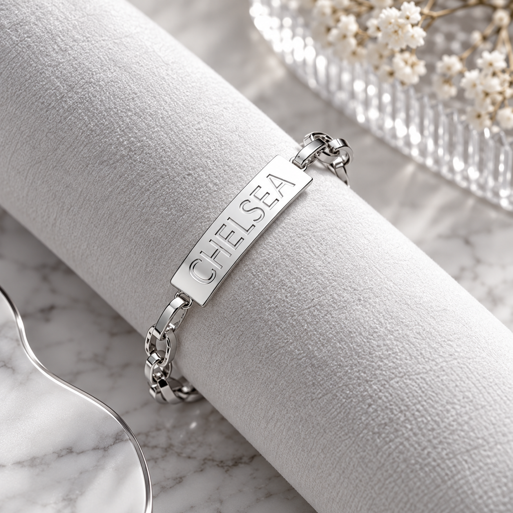Personalized Nameplate Chain Bracelet