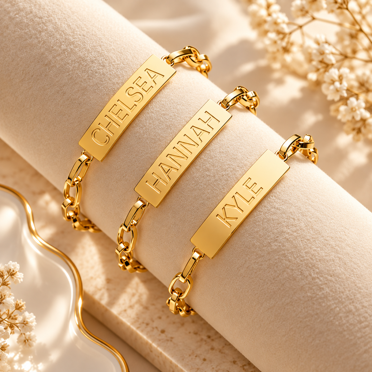 Personalized Nameplate Chain Bracelet